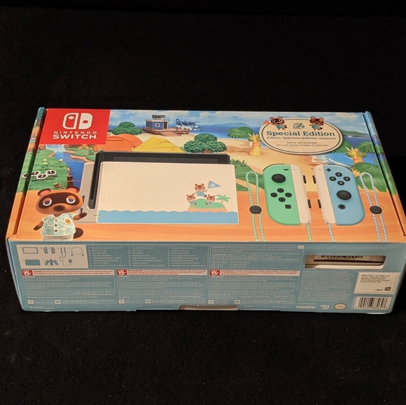 NINTENDO SWITCH ANIMAL CROSSING NEW HORIZONS SPECIAL EDITION CONSOLE (BR… - Picture 11 of 11